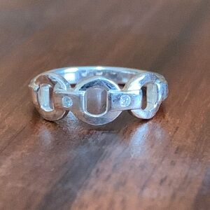 IBB silver tone ring size 5.75
